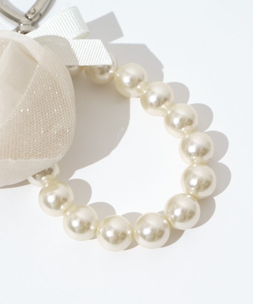 flower（フラワー）の「ローズチャーム（キーホルダー・レディース・アイボリー/ピンク・FREE）」の16枚目の写真