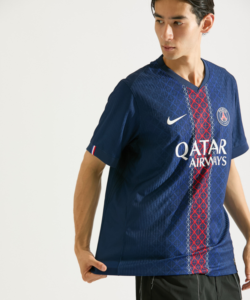 NIKE（ナイキ）の「【NIKE / ナイキ】PSG M NK DFADV JSY SS MATCH HM HJ4547-411（Tシャツ/カットソー・メンズ・ネイビー・SMALL/MEDIUM/LARGE/X-LARGE/XX-LARGE）」の3枚目の写真