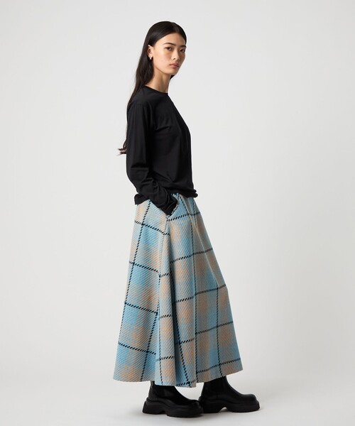 EMMEL REFINES（エメルリファインズ）の「＜EMMEL REFINES＞EM クルーネック ロングスリーブ Tシャツ（Tシャツ/カットソー・レディース・ブラック/ホワイト/シャーベット・FREE）」の11枚目の写真