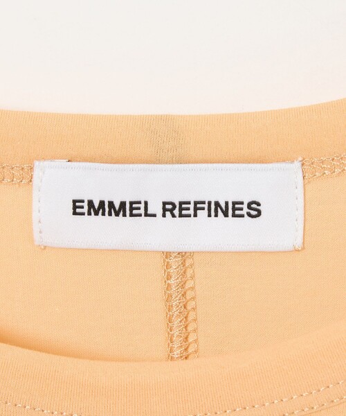 EMMEL REFINES（エメルリファインズ）の「＜EMMEL REFINES＞EM クルーネック ロングスリーブ Tシャツ（Tシャツ/カットソー・レディース・ブラック/ホワイト/シャーベット・FREE）」の17枚目の写真