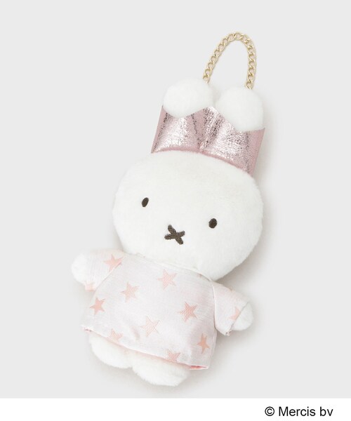 OPAQUE.CLIP（オペークドットクリップ）の「【新色追加！】miffy ｘ OPAQUE.CLIP 70THドールチャーム（チャーム・レディース・ホワイト系9/ブラック/オフホワイト/モスグリーン系/ゴールド系その他・00）」の5枚目の写真