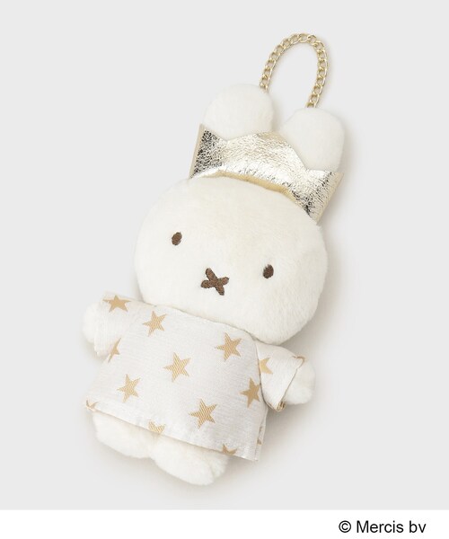 OPAQUE.CLIP（オペークドットクリップ）の「【新色追加！】miffy ｘ OPAQUE.CLIP 70THドールチャーム（チャーム・レディース・ホワイト系9/ブラック/オフホワイト/モスグリーン系/ゴールド系その他・00）」の2枚目の写真