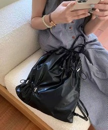 meJane | ドローストリング シャーリングナップサック(バックパック/リュック)