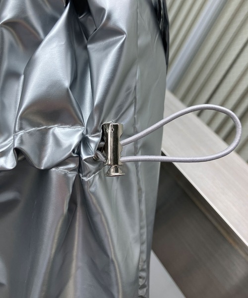 meJane（ミージェーン）の「ドローストリング シャーリングナップサック（バックパック/リュック・レディース・ブラック/シルバー・FREE）」の18枚目の写真