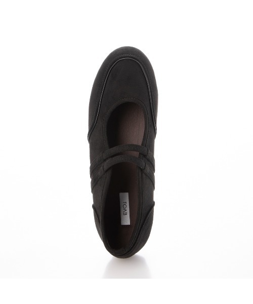 EVOL(イーボル)の「【ふかふか・軽量】ダブルベルトラウンドスニーカー IZ5824(パンプス・レディース・レオパード/ブラウン/ブラック/アイボリー/ブラック系その他・22.0cm/22.5cm/23.5cm/24.5cm/23.0cm/24.0cm/25.0cm)」の16枚目の写真