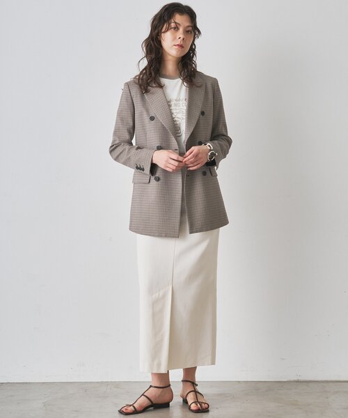 ガンクラブチェックダブルジャケット（テーラードジャケット）｜Whim