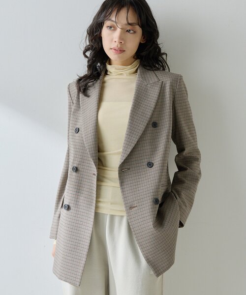 ガンクラブチェックダブルジャケット（テーラードジャケット）｜Whim