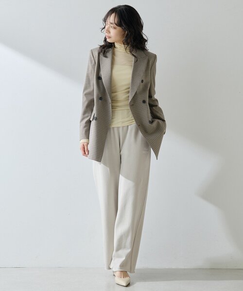 【chiko☆プロフ必読！】23区　ガンクラブチェック ダブルジャケット chiko☆プロフ必読！様専用】23区 ガンクラブチェック ダブル