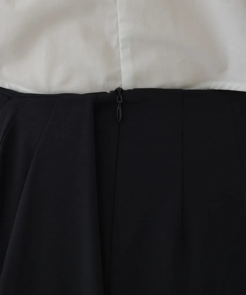 RIM.ARK/リムアーク】Cut drape SK/カットドレープスカート（スカート