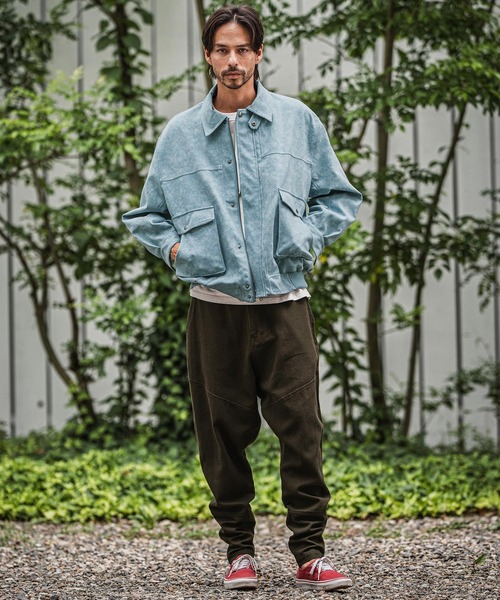 パンツ mp13939-バックリブダックサルエルテーパードパンツ メンズ mp13939-バックリブダックサルエルテーパードパンツ（その他パンツ