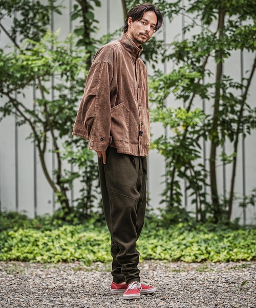 CAMBIO（カンビオ）の「mp13939-バックリブダックサルエルテーパードパンツ（その他パンツ・メンズ・ブラック/カーキ/アイボリー・M/L/XL）」の17枚目の写真