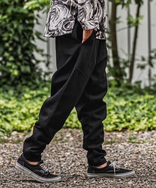 CAMBIO（カンビオ）の「mp13939-バックリブダックサルエルテーパードパンツ（その他パンツ・メンズ・ブラック/カーキ/アイボリー・M/L/XL）」の20枚目の写真