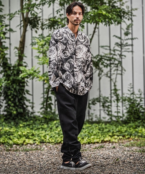 CAMBIO（カンビオ）の「mp13939-バックリブダックサルエルテーパードパンツ（その他パンツ・メンズ・ブラック/カーキ/アイボリー・M/L/XL）」の21枚目の写真