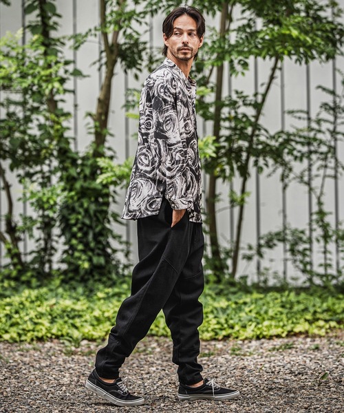 mp13939-バックリブダックサルエルテーパードパンツ（その他パンツ