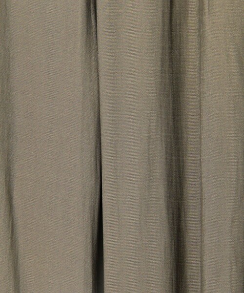 NOLLEY'S LIGHT（ノーリーズライト）の「割繊ツイルイージーワイドパンツ（その他パンツ・レディース・カーキ/ブラック・38/36）」の22枚目の写真