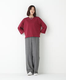 human woman（ヒューマンウーマン）の「◆オーガニックコットン混プレーティング（ニット/セーター）」