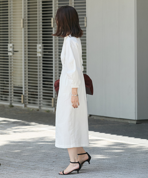 ストレッチデニムウエストシェイプワンピース（ワンピース）｜VERMEIL