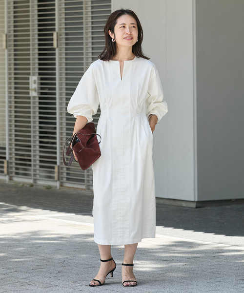 新品　IENA ワンピース タックスリーブワンピース | イエナ(IENA) | マルイウェブチャネル