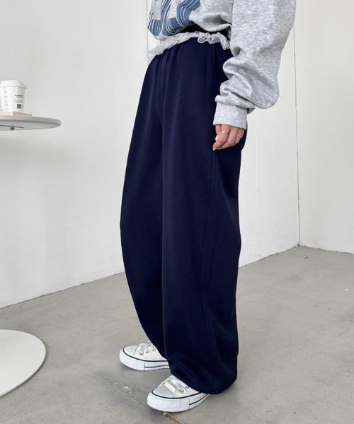 SOLLON.（ソルロン）の「ウエストチュールレーススウェットパンツ（スウェットパンツ・レディース・ネイビー/グレー/ブラック・FREE）」の19枚目の写真