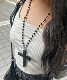 A'GEM/9 × .kom｜エージェムナインのネックレス（クロスモチーフ