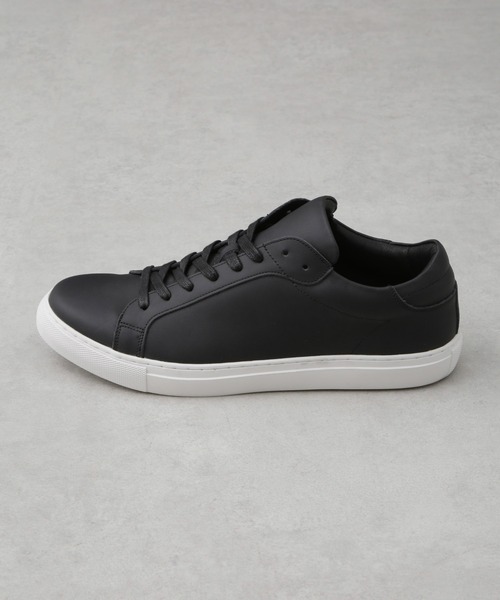 NANO universe（ナノユニバース）の「「Damerino」ダメリーノレザースニーカー（スニーカー・メンズ・ブラック/ホワイト・28/27/26）」の3枚目の写真