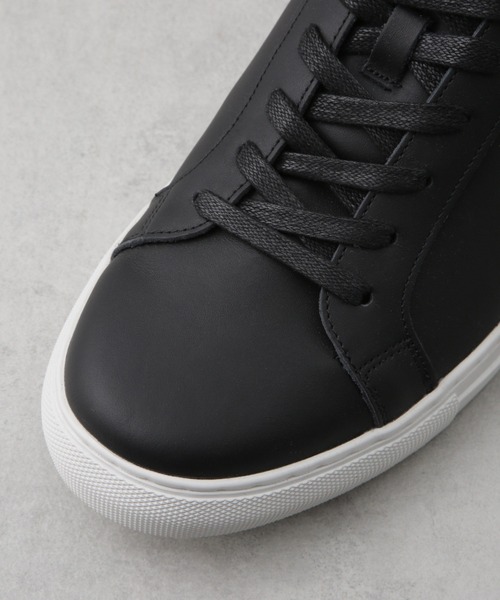 NANO universe（ナノユニバース）の「「Damerino」ダメリーノレザースニーカー（スニーカー・メンズ・ブラック/ホワイト・28/27/26）」の7枚目の写真