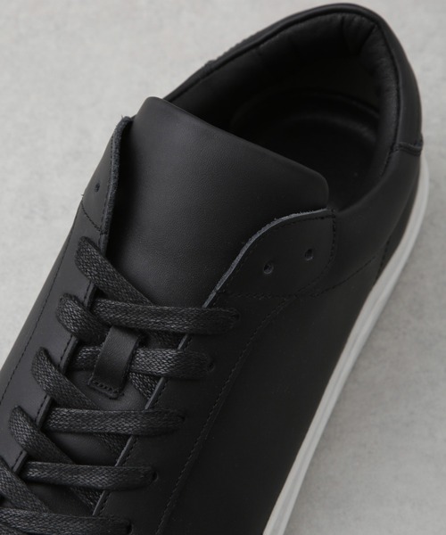 NANO universe（ナノユニバース）の「「Damerino」ダメリーノレザースニーカー（スニーカー・メンズ・ブラック/ホワイト・28/27/26）」の8枚目の写真