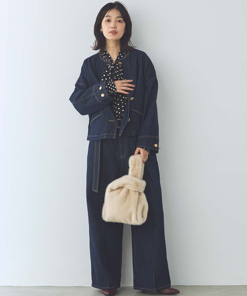 Gready Brilliant（グレディブリリアン）の「金釦デニムジャケット（デニムジャケット・レディース・インディゴブルー・38）」の6枚目の写真