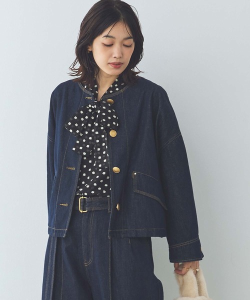 Gready Brilliant（グレディブリリアン）の「金釦デニムジャケット（デニムジャケット・レディース・インディゴブルー・38）」の7枚目の写真