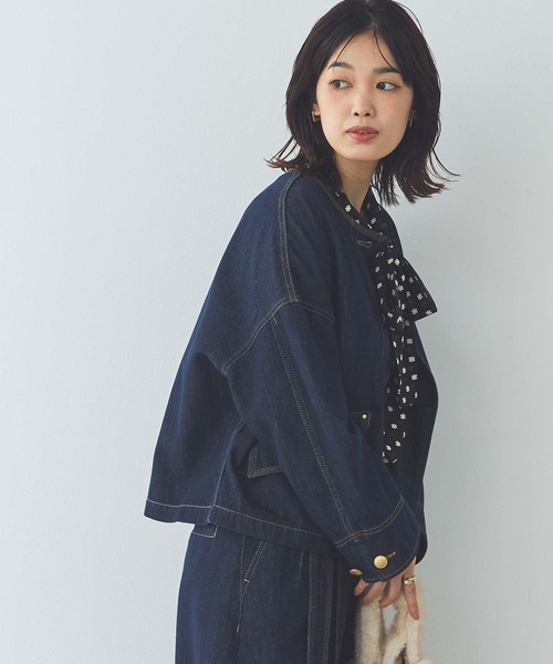 Gready Brilliant（グレディブリリアン）の「金釦デニムジャケット（デニムジャケット・レディース・インディゴブルー・38）」の8枚目の写真