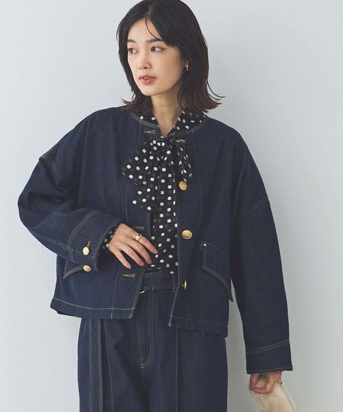 Gready Brilliant（グレディブリリアン）の「金釦デニムジャケット（デニムジャケット・レディース・インディゴブルー・38）」の11枚目の写真