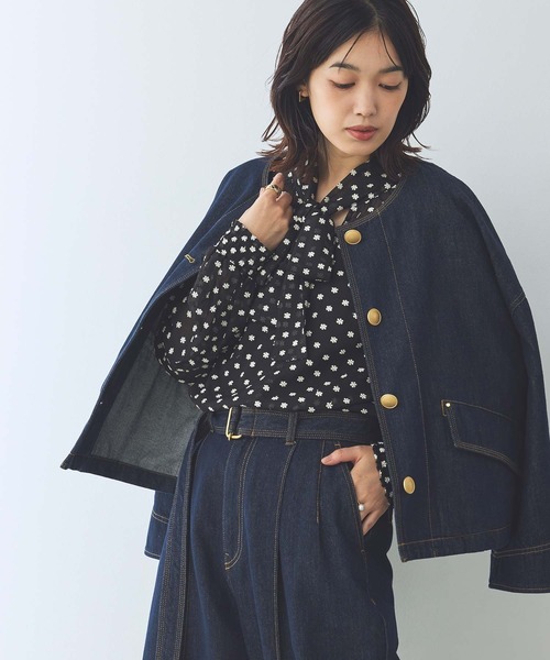 Gready Brilliant（グレディブリリアン）の「金釦デニムジャケット（デニムジャケット・レディース・インディゴブルー・38）」の14枚目の写真