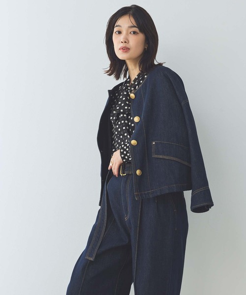 Gready Brilliant（グレディブリリアン）の「金釦デニムジャケット（デニムジャケット・レディース・インディゴブルー・38）」の15枚目の写真