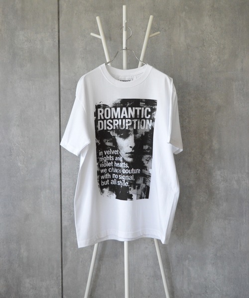 BROTHERHOOD（ブラザーフッド）の「【ROMANTIC DISRUPTION】Chaos in Vogue mono Tee（Tシャツ/カットソー・メンズ・ホワイト/ブラック・LARGE/X-LARGE）」の3枚目の写真