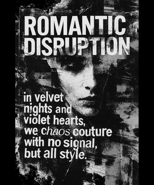 BROTHERHOOD（ブラザーフッド）の「【ROMANTIC DISRUPTION】Chaos in Vogue mono Tee（Tシャツ/カットソー・メンズ・ホワイト/ブラック・LARGE/X-LARGE）」の12枚目の写真