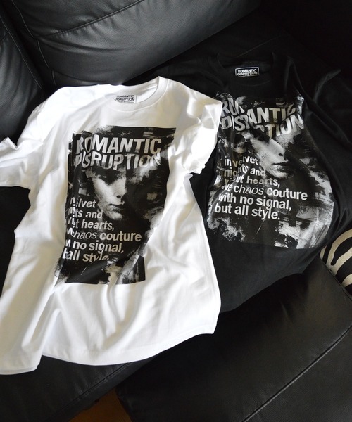 BROTHERHOOD（ブラザーフッド）の「【ROMANTIC DISRUPTION】Chaos in Vogue mono Tee（Tシャツ/カットソー・メンズ・ホワイト/ブラック・LARGE/X-LARGE）」の13枚目の写真