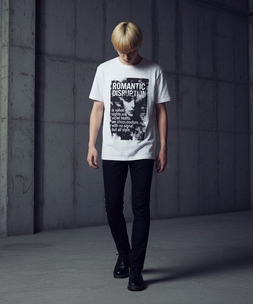 BROTHERHOOD（ブラザーフッド）の「【ROMANTIC DISRUPTION】Chaos in Vogue mono Tee（Tシャツ/カットソー・メンズ・ホワイト/ブラック・LARGE/X-LARGE）」の14枚目の写真