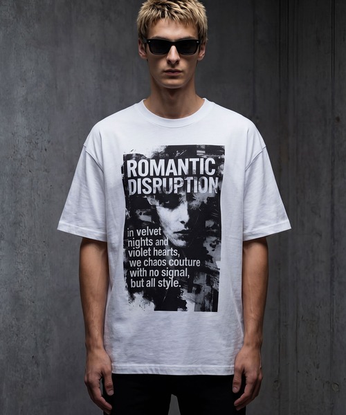 BROTHERHOOD（ブラザーフッド）の「【ROMANTIC DISRUPTION】Chaos in Vogue mono Tee（Tシャツ/カットソー・メンズ・ホワイト/ブラック・LARGE/X-LARGE）」の18枚目の写真