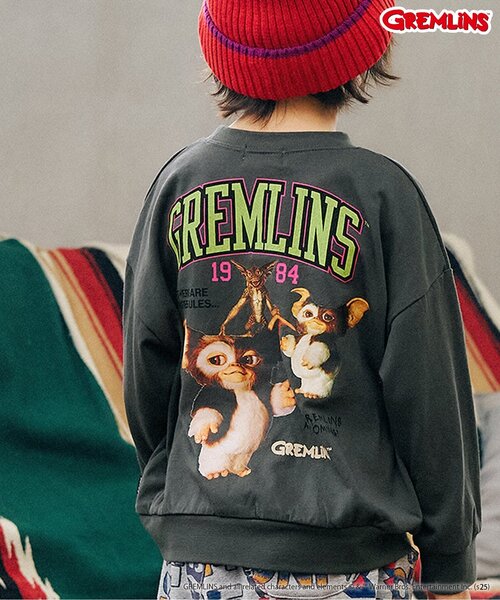 F.O.KIDS（エフオーキッズ）の「【グレムリン】長袖Tシャツ（Tシャツ/カットソー・キッズ・チャコール/ベージュ/オフホワイト・120/110/140/130/80/100/90）」の2枚目の写真