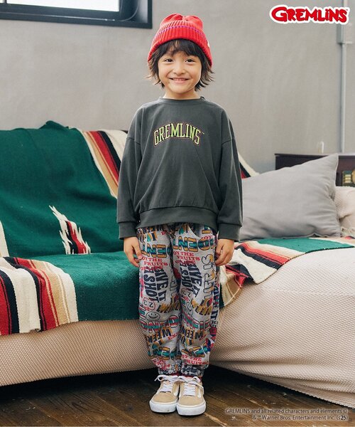 F.O.KIDS（エフオーキッズ）の「【グレムリン】長袖Tシャツ（Tシャツ/カットソー・キッズ・チャコール/ベージュ/オフホワイト・120/110/140/130/80/100/90）」の6枚目の写真