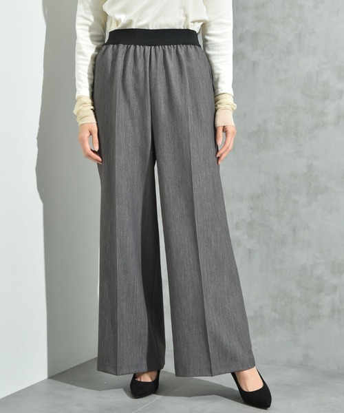 INTERPLANET（インタープラネット）の「ＴＲストレッチワイドパンツ（その他パンツ・レディース・グレー/ネイビー・FREE）」の17枚目の写真