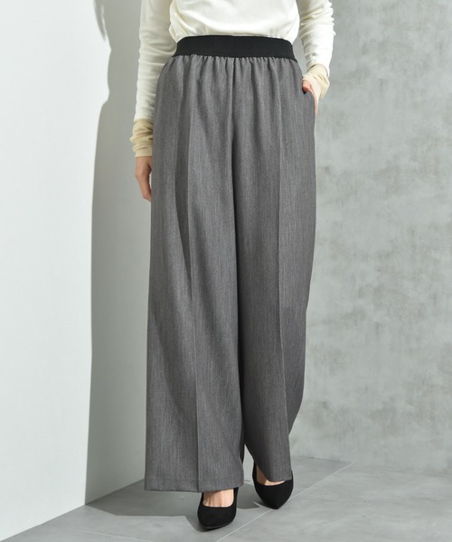 INTERPLANET（インタープラネット）の「ＴＲストレッチワイドパンツ（その他パンツ・レディース・グレー/ネイビー・FREE）」の20枚目の写真