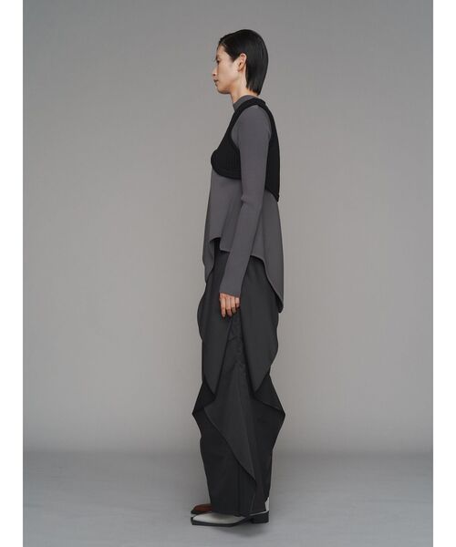 UN3D.（アンスリード）の「ROUND HEM TURTLE KT TOP / ラウンドヘムタートルニットトップ（ニット/セーター・レディース・キャメル/グレー/パープル/ブラック・38/36）」の8枚目の写真