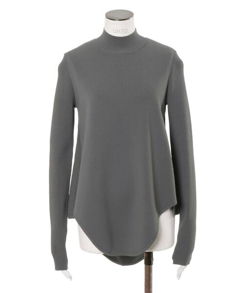UN3D.（アンスリード）の「ROUND HEM TURTLE KT TOP / ラウンドヘムタートルニットトップ（ニット/セーター・レディース・キャメル/グレー/パープル/ブラック・38/36）」の19枚目の写真