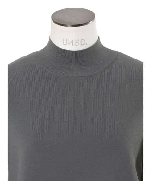 UN3D.（アンスリード）の「ROUND HEM TURTLE KT TOP / ラウンドヘムタートルニットトップ（ニット/セーター・レディース・キャメル/グレー/パープル/ブラック・38/36）」の22枚目の写真