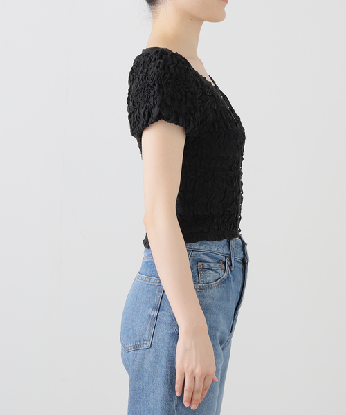 セール】CLANE/クラネ SHIRRING PUFF TOPS 19122-4072（シャツ