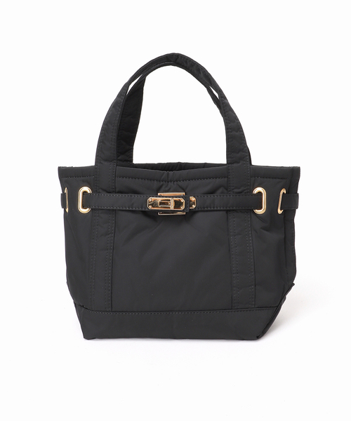 【極美品】シータパランティカSITAPARANTICA/トートバッグ/ナイロン黒 SITA PARANTICA/シータパランティカ ナイロントート M（トートバッグ