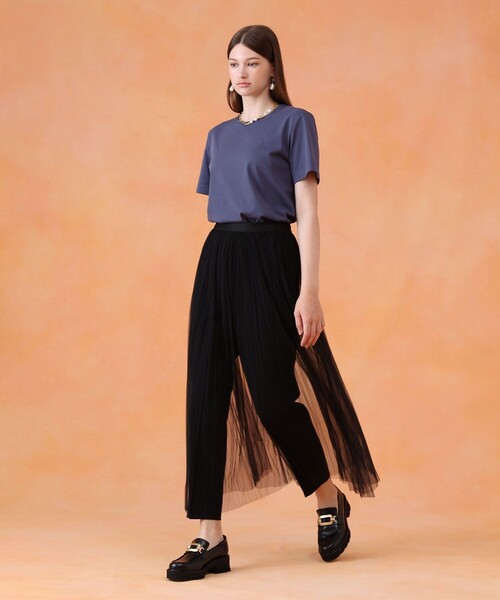 セール】ドットチュールプリーツ スカート（スカート）｜ANAYI（アナイ  