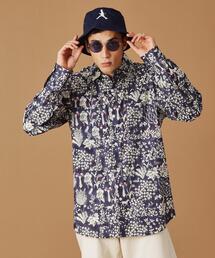 40ct&525 | 【Sサイズ~】フラワープリントシャツ(シャツ/ブラウス)