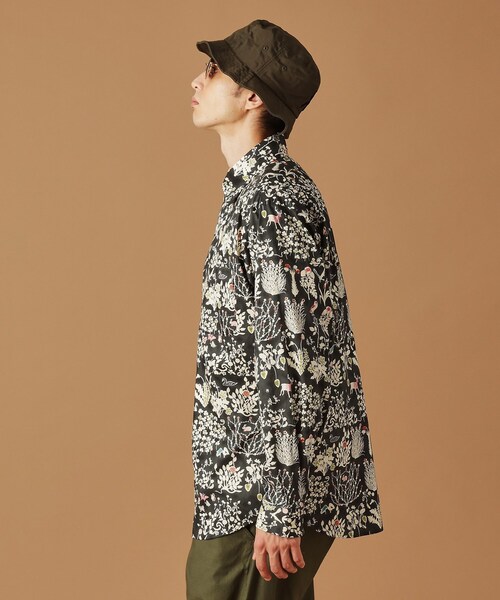 Sサイズ～】フラワープリントシャツ（シャツ/ブラウス）｜40ct＆525